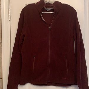 Eddie Bauer Polartec full zip fleece jacket
